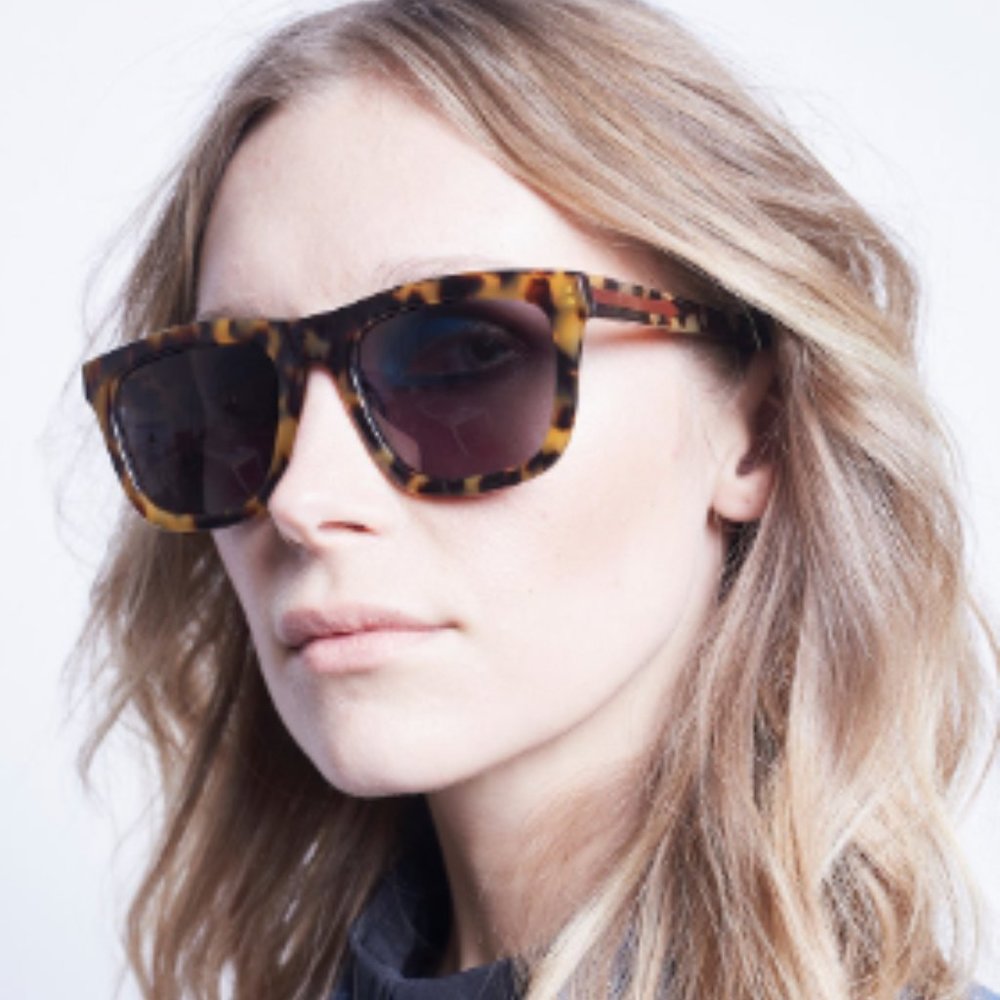 Unworn, Tags On - Karen Walker Deep Freeze Sunglasses Crazy Tort